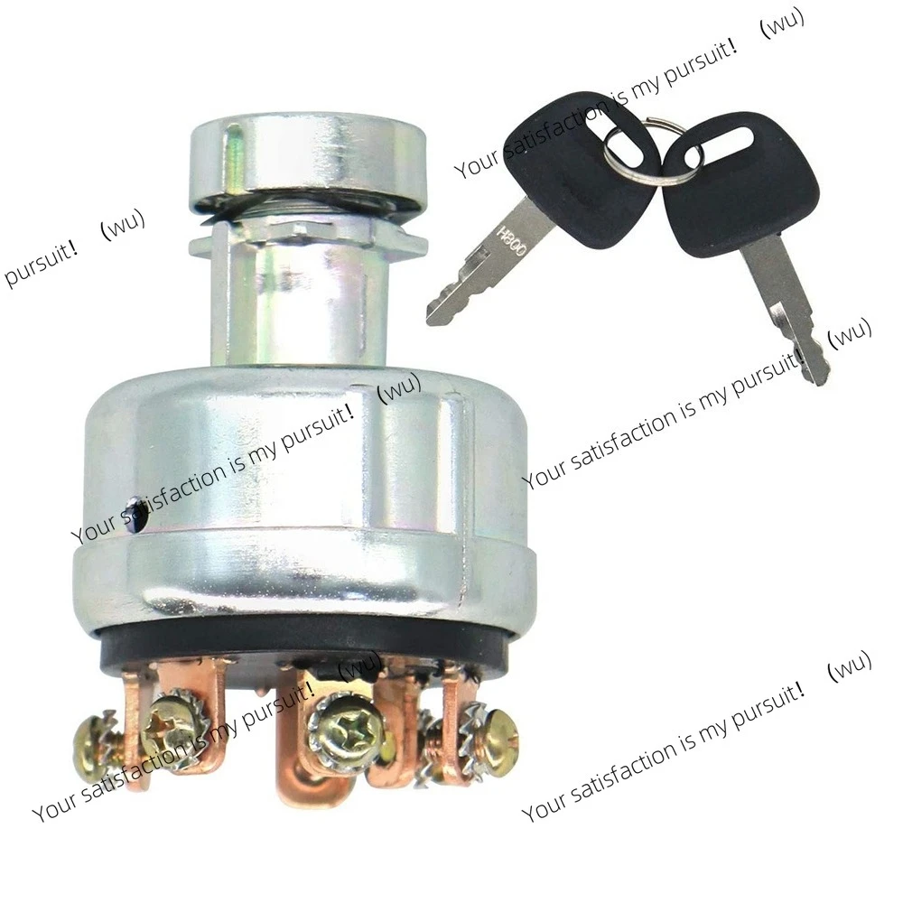 Suitable for 4186743 4186745 Hitachi EX160WD EX200 excavator ignition switch lock cylinder with 2 keys