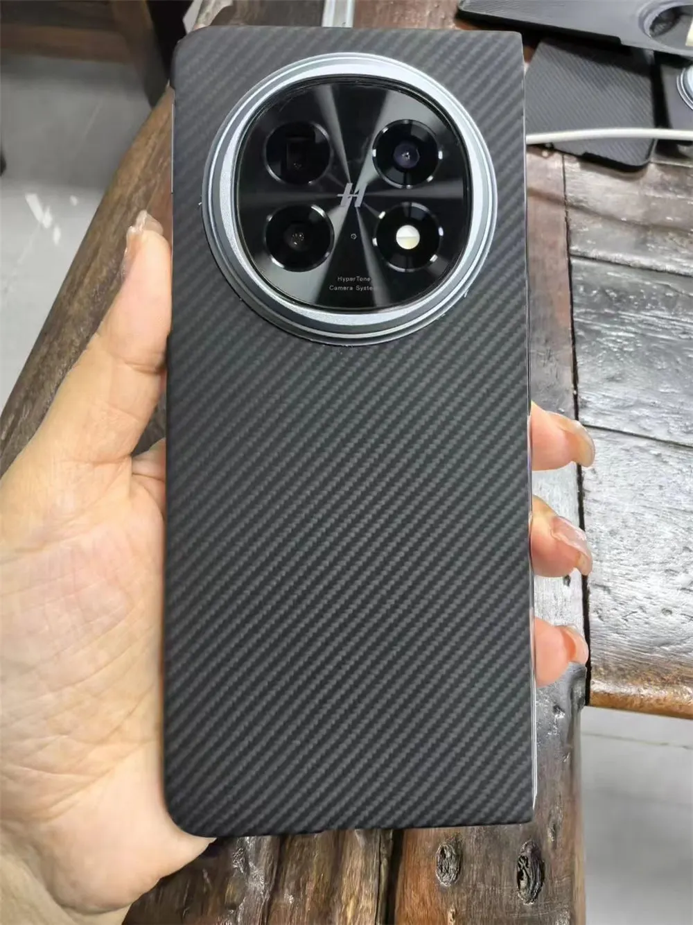 Magnetic Premium Aramid Carbon Fiber Case for OPPO Find N5 Matte Wireless Charging Armor Cover