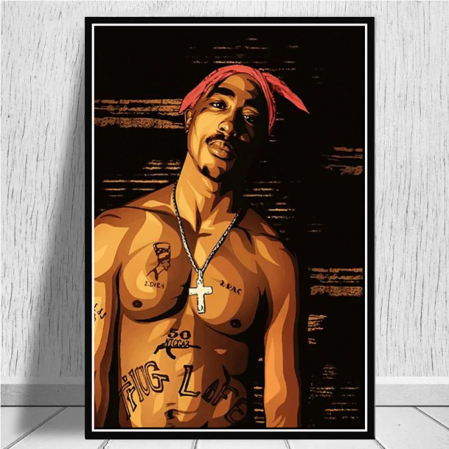 Pittura diamante 5D Hip Hop 2PAC Legend Star Rapper Star dipinti su tela sulle immagini di arte della parete per la decorazione domestica