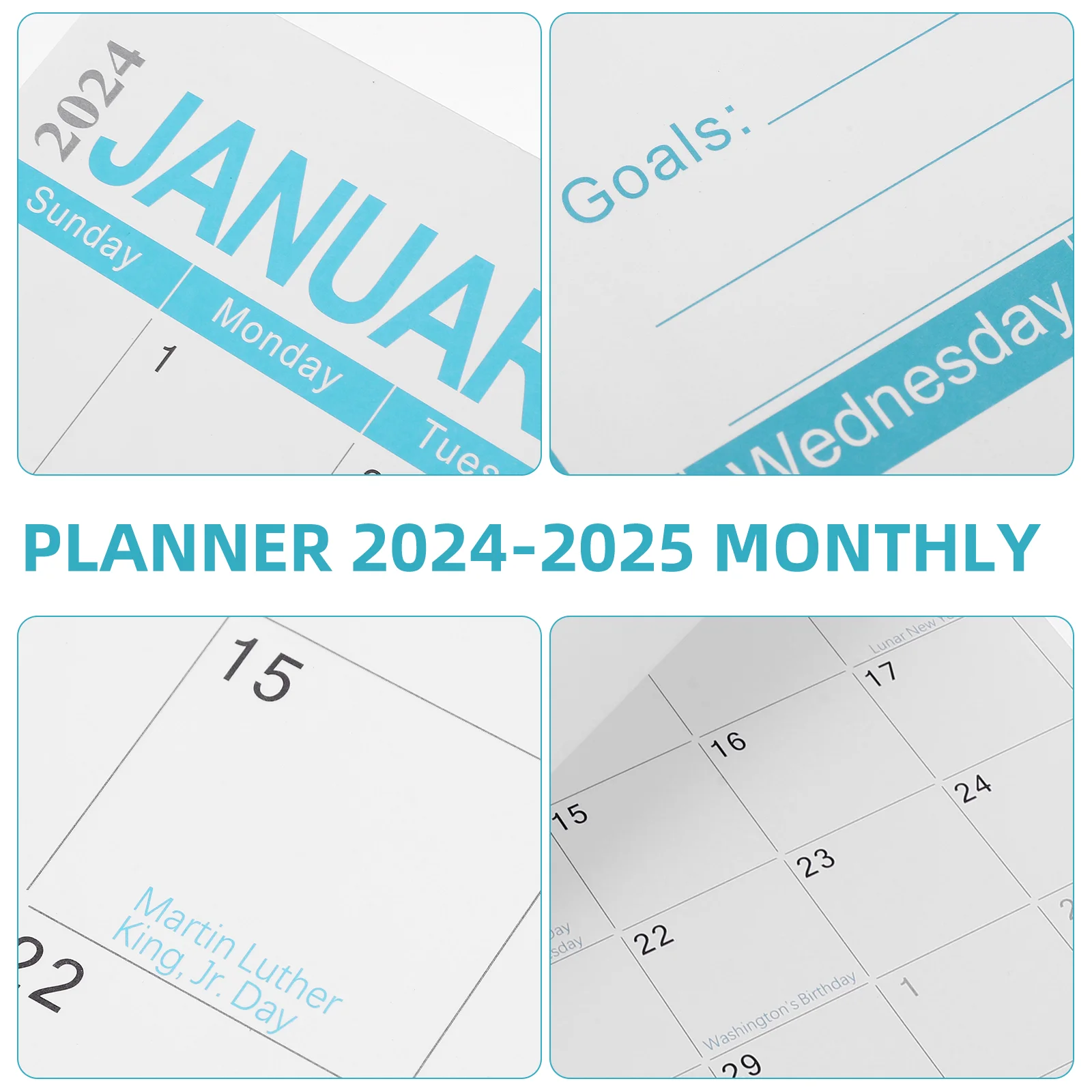 Wall Calendar Fridge Magnet Schedule Monthly Planner Creative 2024 Daily Magnetic Force Paper 2024-2025