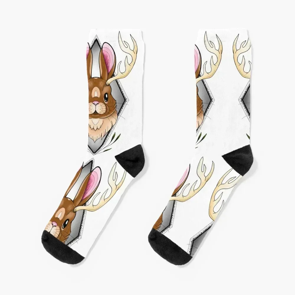 

Носки Jackalope, движущиеся чулки, спортивные велосипедные новогодние мужские носки, женские