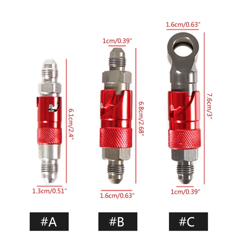 2023 nova motocicleta an3 pinça freio remoção rápida capa linha freio conector universal