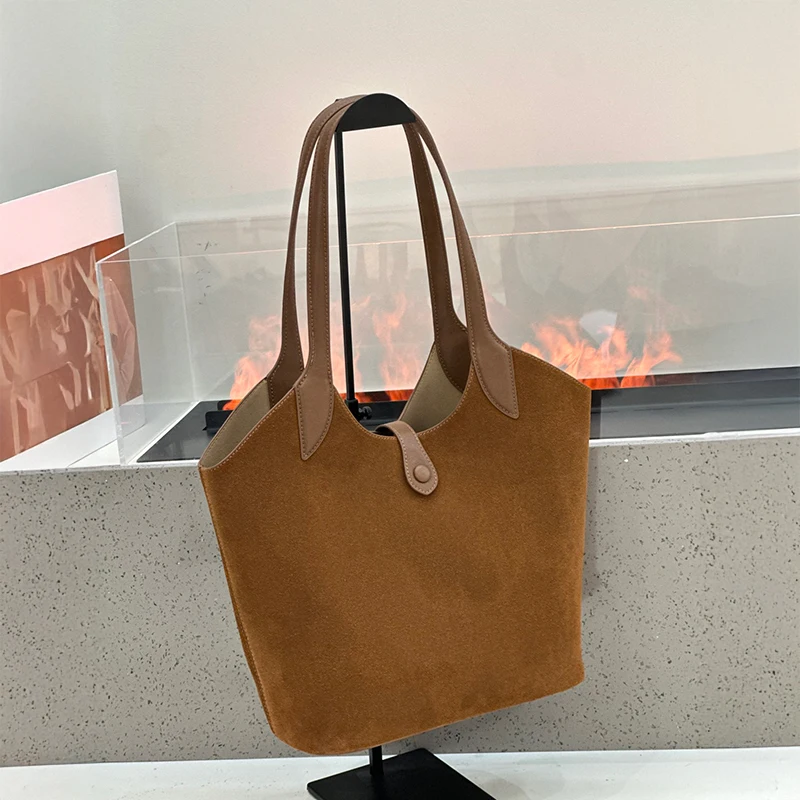 ميندي حمل حقيبة حقائب من جلد الغزال حقيبة يد نسائية كبيرة العلامة التجارية الأصلية حقيبة نسائية حقيبة كتف حقيبة يد السيدات جودة عالية 2025 مصمم #1