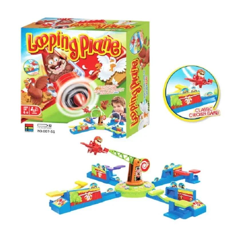 Nowa gra stołowa z obrotowym samolotem, łapanie kurcząt przez orła, gra wieloosobowa, interaktywna gra stołowa, gra z pętlą samolotów, 2025