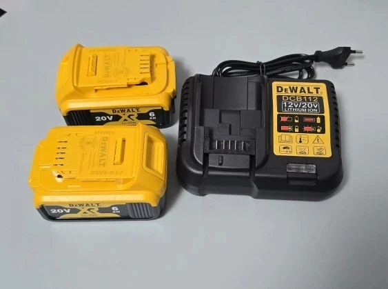 

100% оригинальный аккумулятор DeWALT, 20 В/60 В, 2 Ач/5 Ач/6 Ач/9 Ач, литий-ионный аккумулятор MAX FlexVolt для электроинструмента DeWALT с зарядным устройством