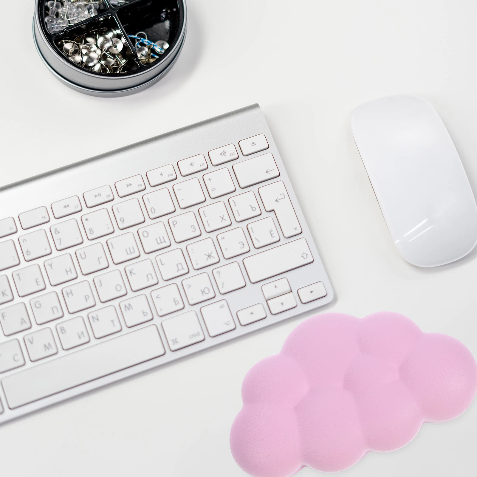 

Memory Foam Mouse Hand Holder Desk Wrist Pad Keyboard Cloud Rest Cushion Gaming