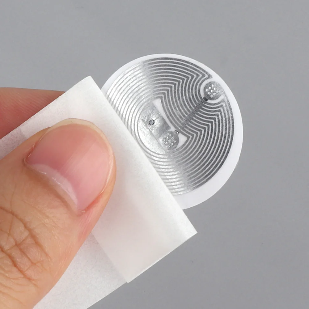 100 Stück 50 Stück 10 Stück Ntag213 Ntag215 NFC-Tags NFC-Aufkleber 13,56 MHz 540 Bytes RFID-NFC-Tag-Aufkleber Klebeetiketten für NFC-Telefone – Detail 6