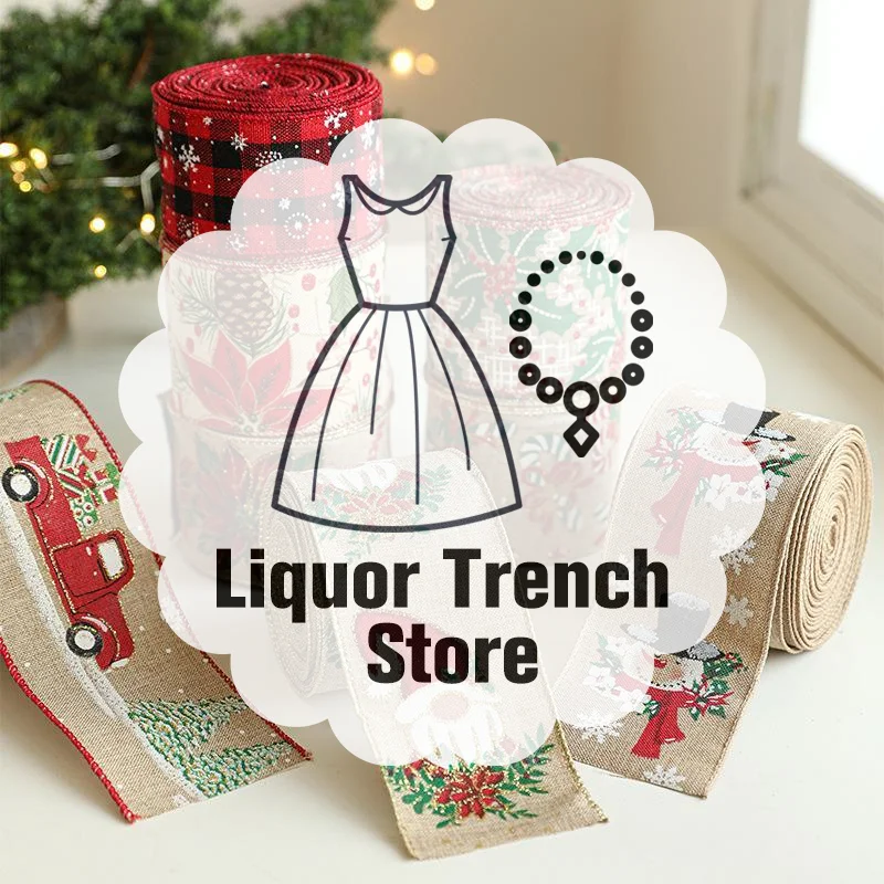 2M/Roll Linen Christmas Ribbon Xmas Tree Printed Gift Wrap Ribbon Snowman Handmade Gift Box Packing Strap New Year Gift