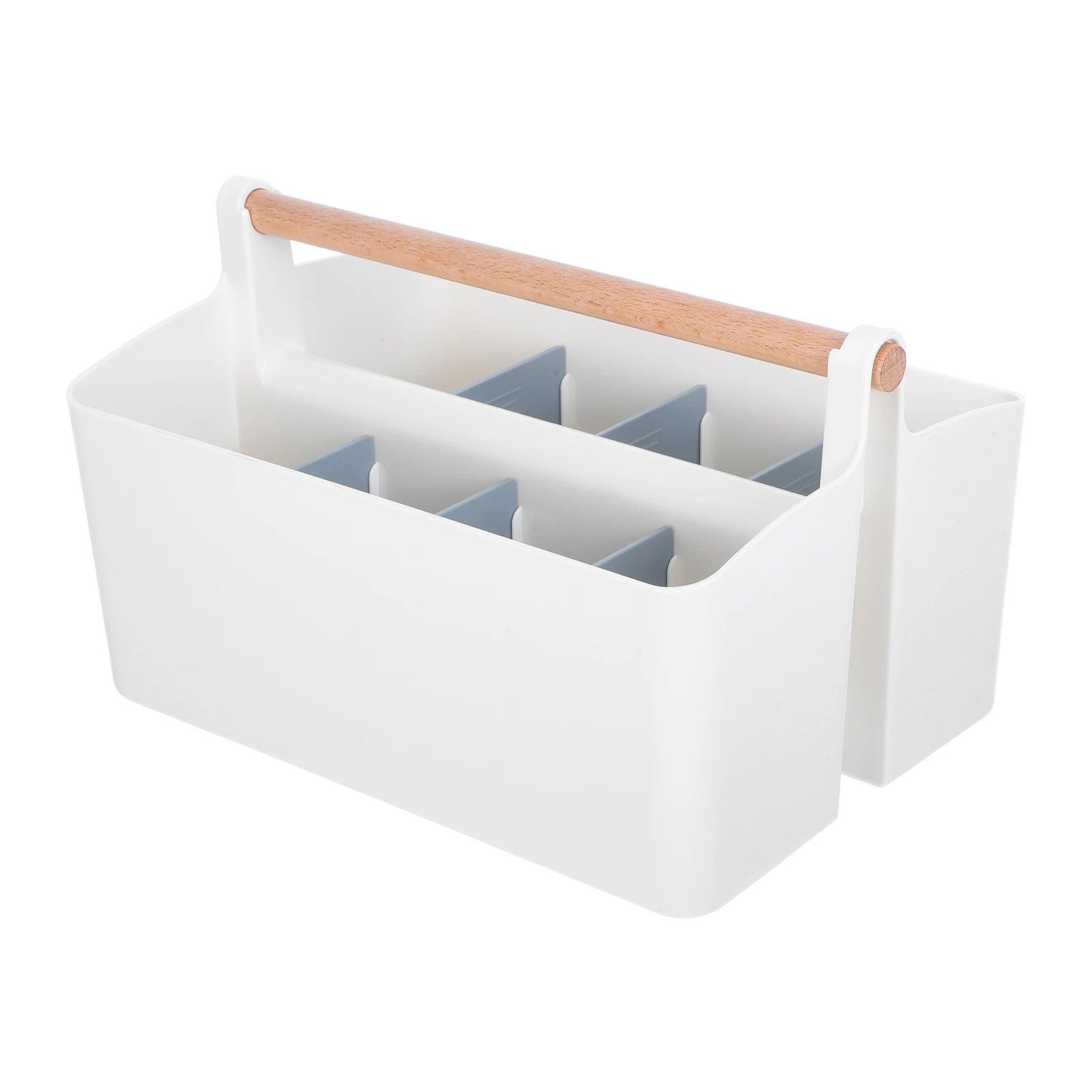 

Portable Basket Handle for Makeup Brushes Storage ganizer Adjustable Dividers Tote Plastic Craft Supply Desk Storage