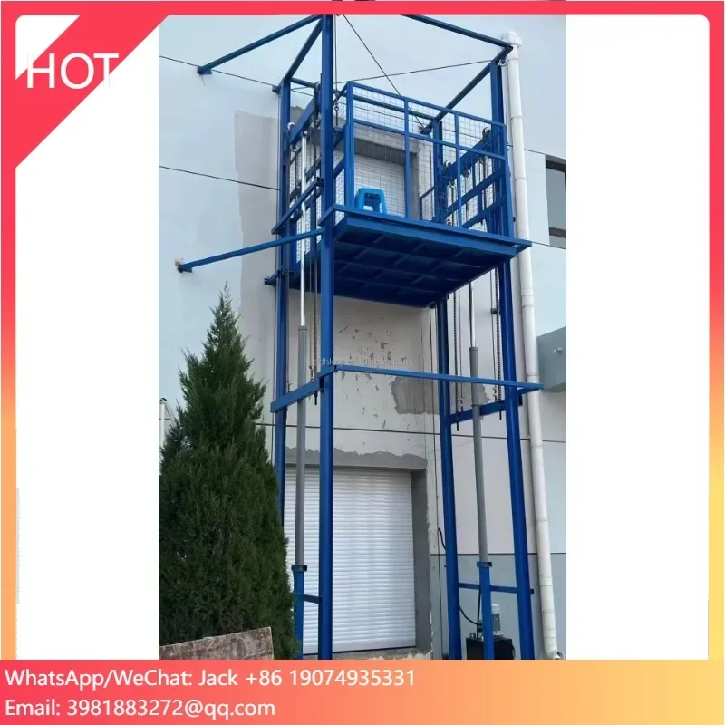 รอกยกไฮดรอลิกไฟฟ้าสำหรับใช้ในคลังสินค้า ลิฟท์ขนส่งสินค้า