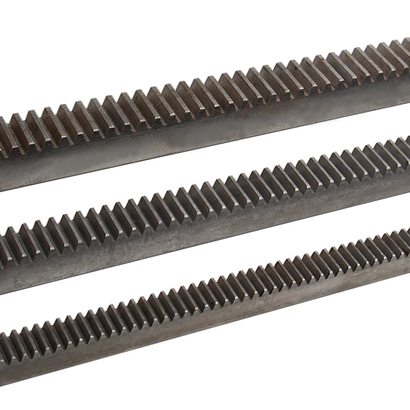 

500mm 1.5Mod 45# Steel Rack Straight Teeth Drive Rack 15X15X500mm 20X20X500mm Quenching Spur Rack Customizable In Other Sizes