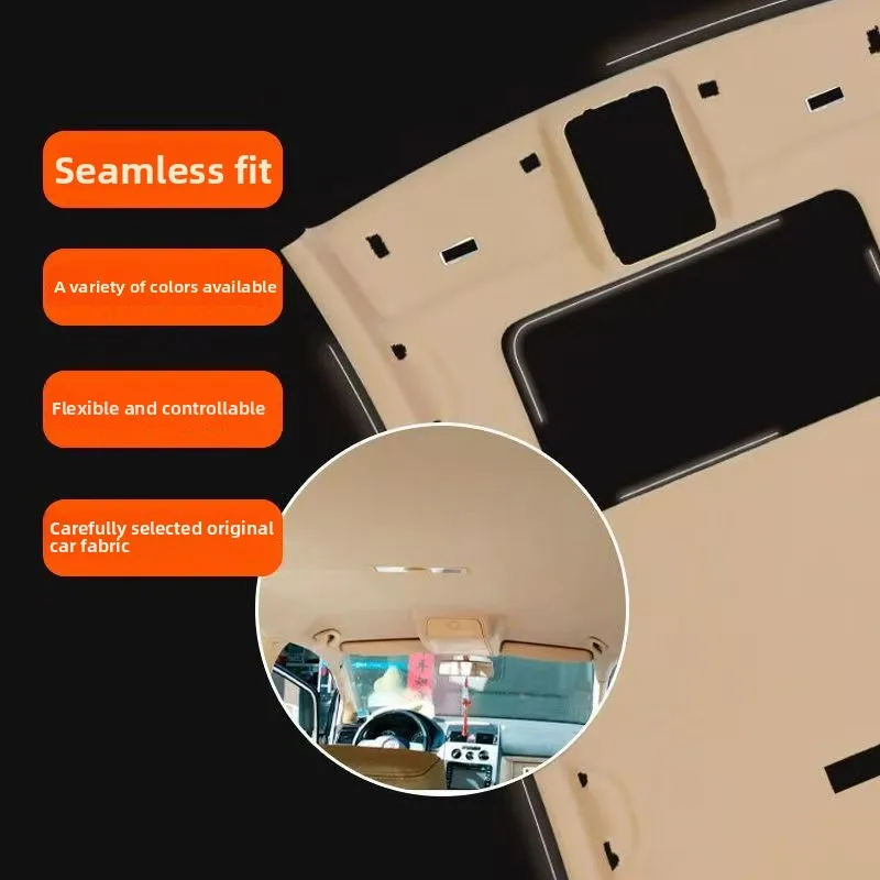 

Car Sponge‑Backed Headliner Cloth for DIY Car Ceiling Fabric Falling‑off Repair Vehicle Interior Modification Refitting Material