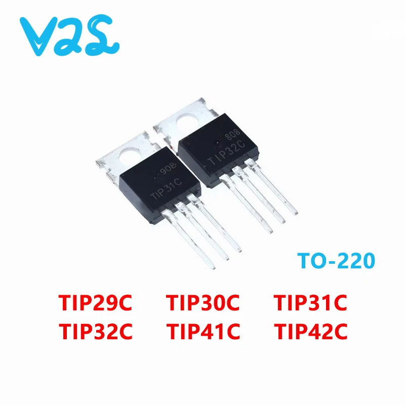 10pcs TIP29C TIP30C TIP31C TIP32C TIP41C TIP42C Transistor TO-220 TO220 TIP31 TIP32 TIP41 TIP42