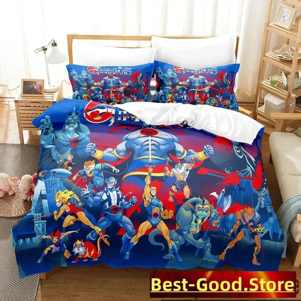 3D Print Thundercats Bedding Set Boys Girls Twin Queen King Size Duvet Cover Pillowcase Bed boys Adult Home Textileextile