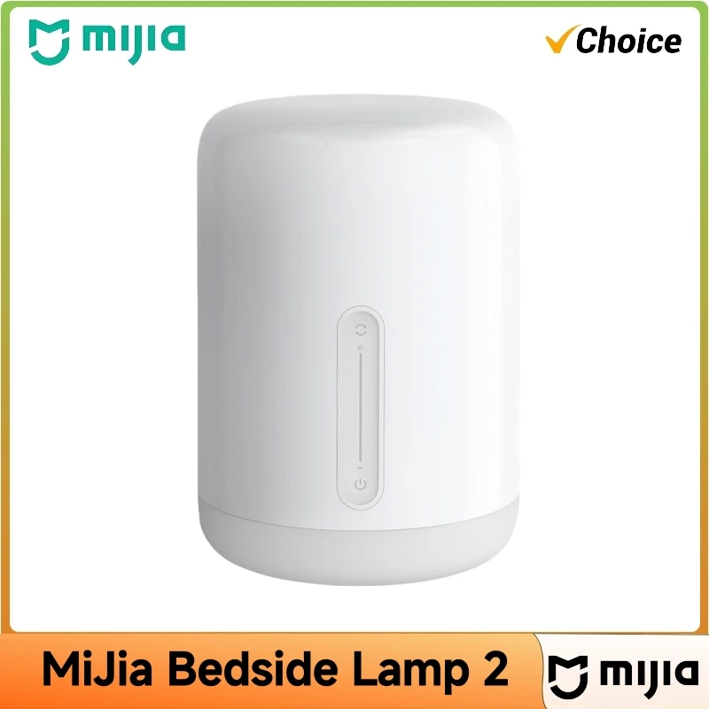 

Mijia Smart Bedside Lamp 2 - 400 Lumens Color Changing LED Night Light, WiFi Bluetooth Touch Control, Compatible with App