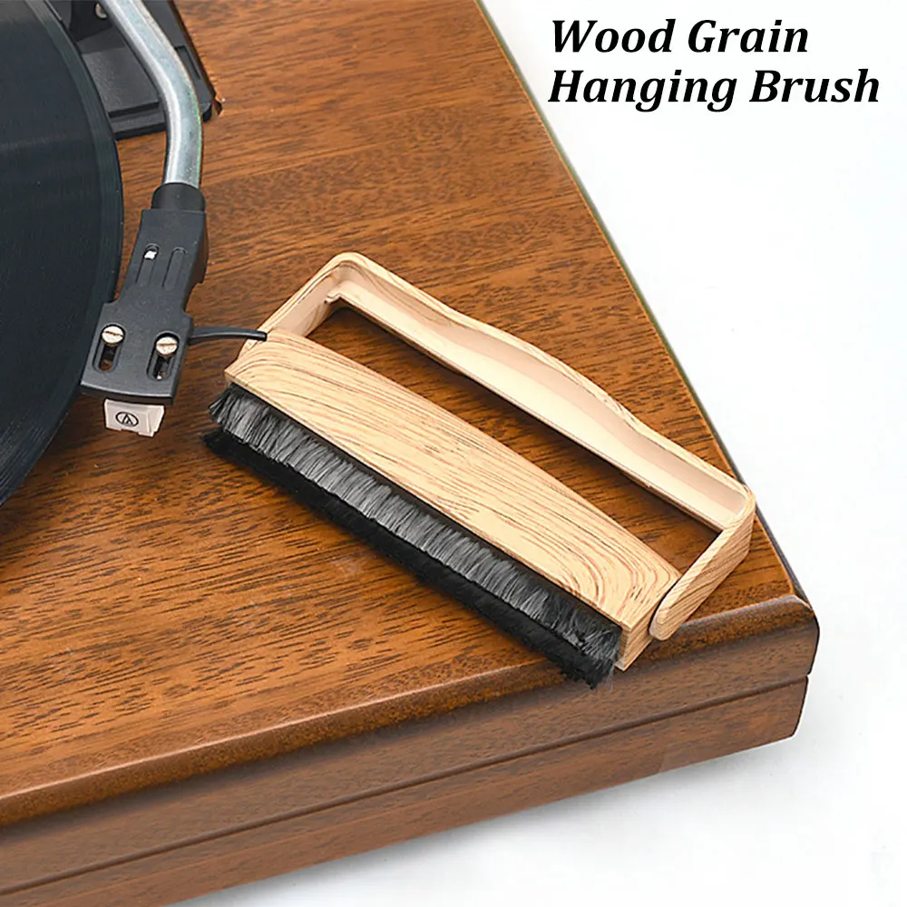Wood-Tone Record Cleaner Brush - Vinyl Cleaner Record Brush - Carbon Fiber Anti-Static Vinyl Brush - Record Player Accessories #3