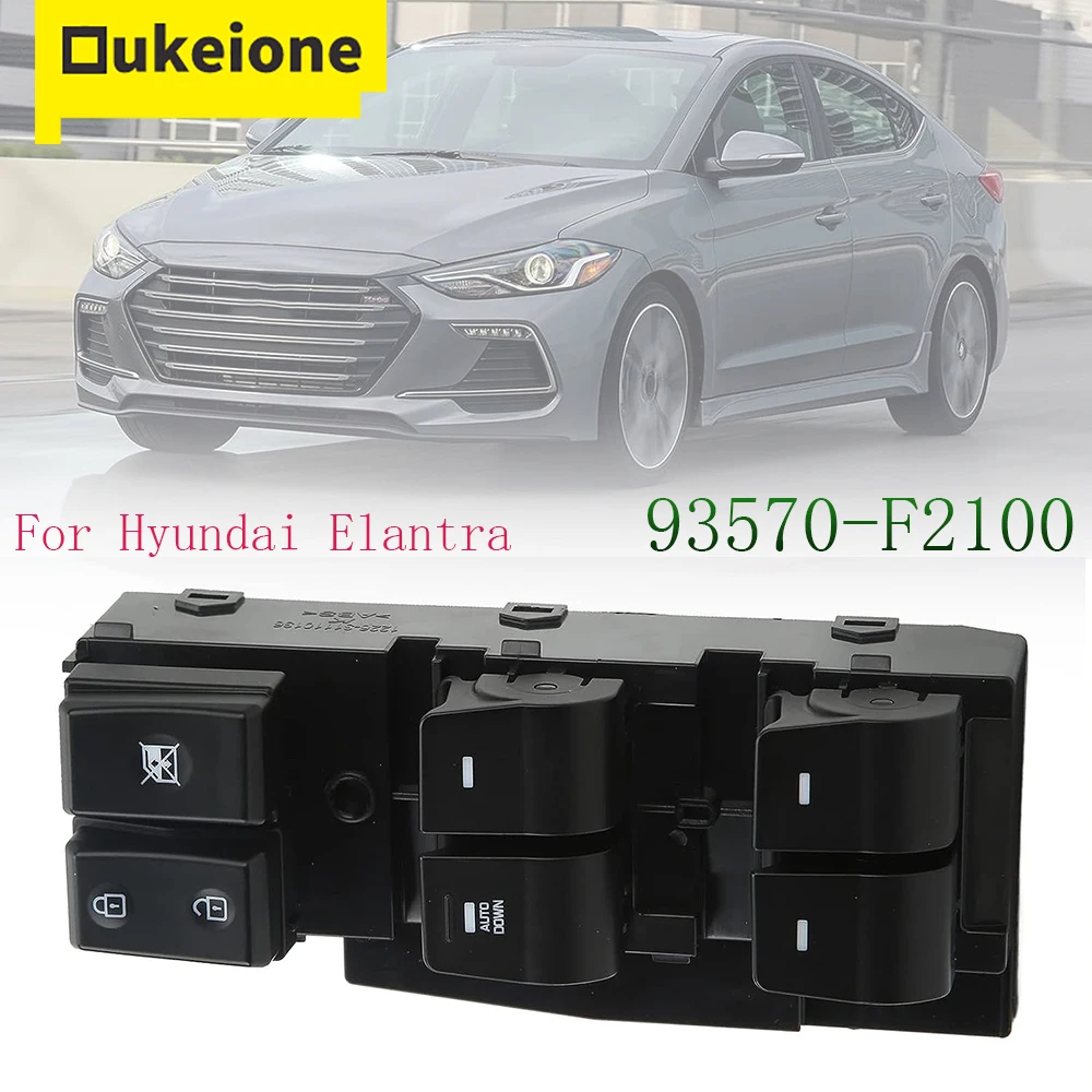 

Кнопка стеклоподъемника двери водителя для Hyundai Elantra 2017 2018 2019 93570-F2100 93570F2100, автозапчасти