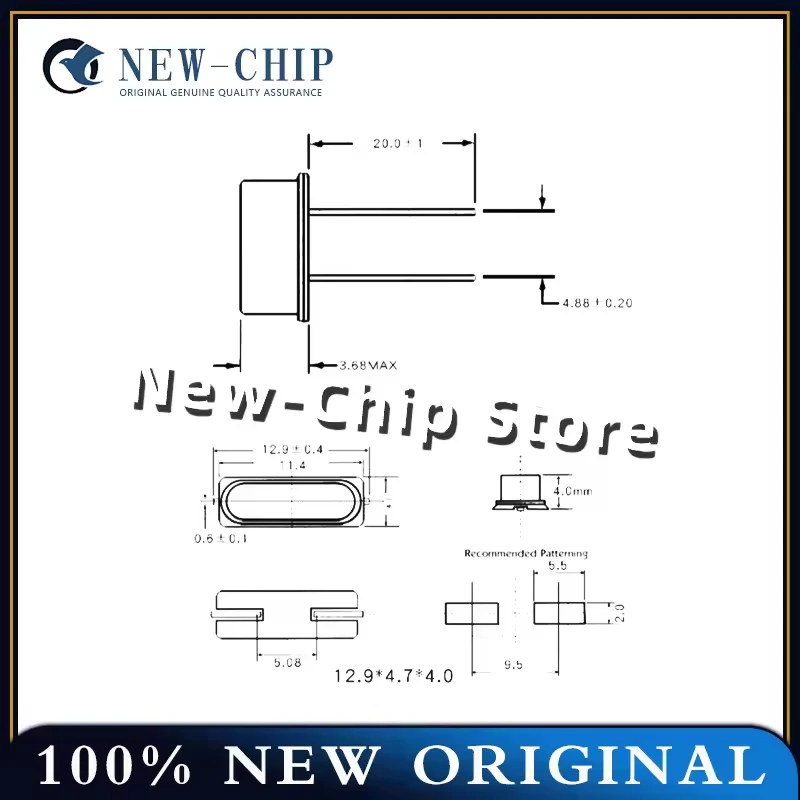 20PCS/LOT HC-49S Crystal oscillator DIP-2 4MHZ 4.096MHZ 6MHZ 8MHZ 8.192MHZ 10MHZ 11.0592MHZ 12MHZ 16MHZ 20MHZ 40MHZ New original