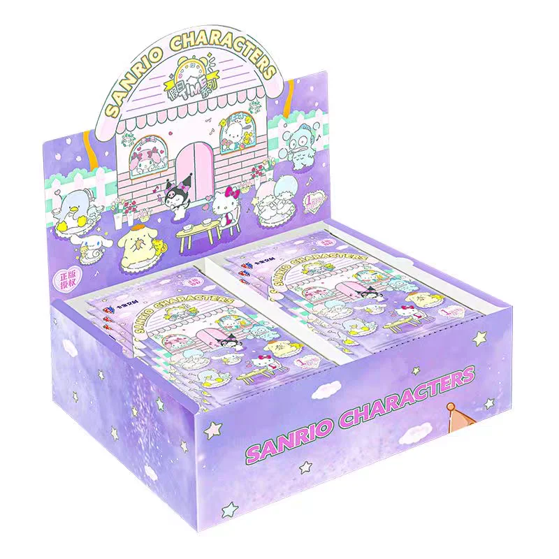 Original Box Card Sanrio Cute Anime Genuine Authorization Party Plan Characters Kuromi Kitty Melody Collection Birthday Gift image 3