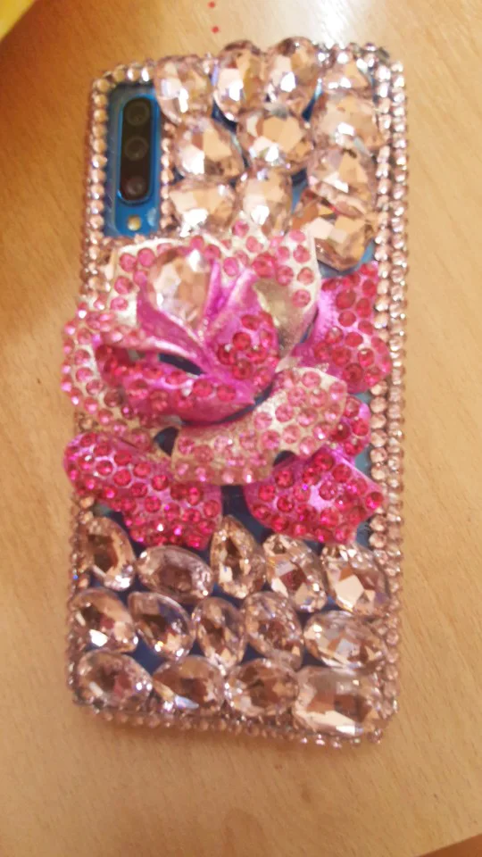 Pink Fairy Case for Samsung Galaxy S23 S22 S21 S20 FE S10 S9 Plus Note 20 Ultra 10 9 8 5G Gem Stone Diamond Cover