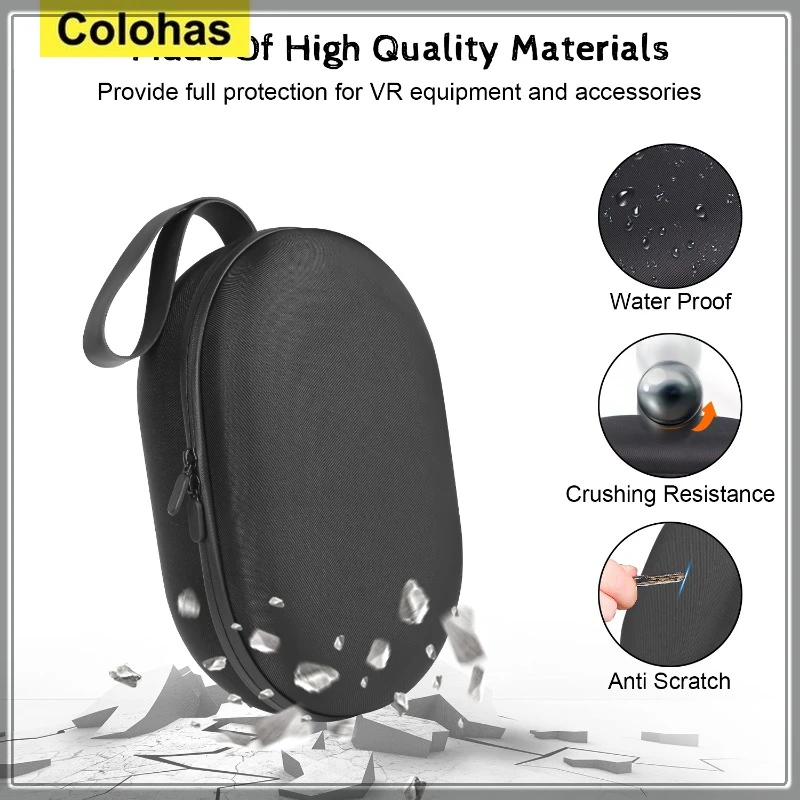 

New Portable Travel Carry Handbag EVA Carrying Case Shockproof Anti-scratch Storage Bag for Apple Vision Pro VR Headset Vr Box