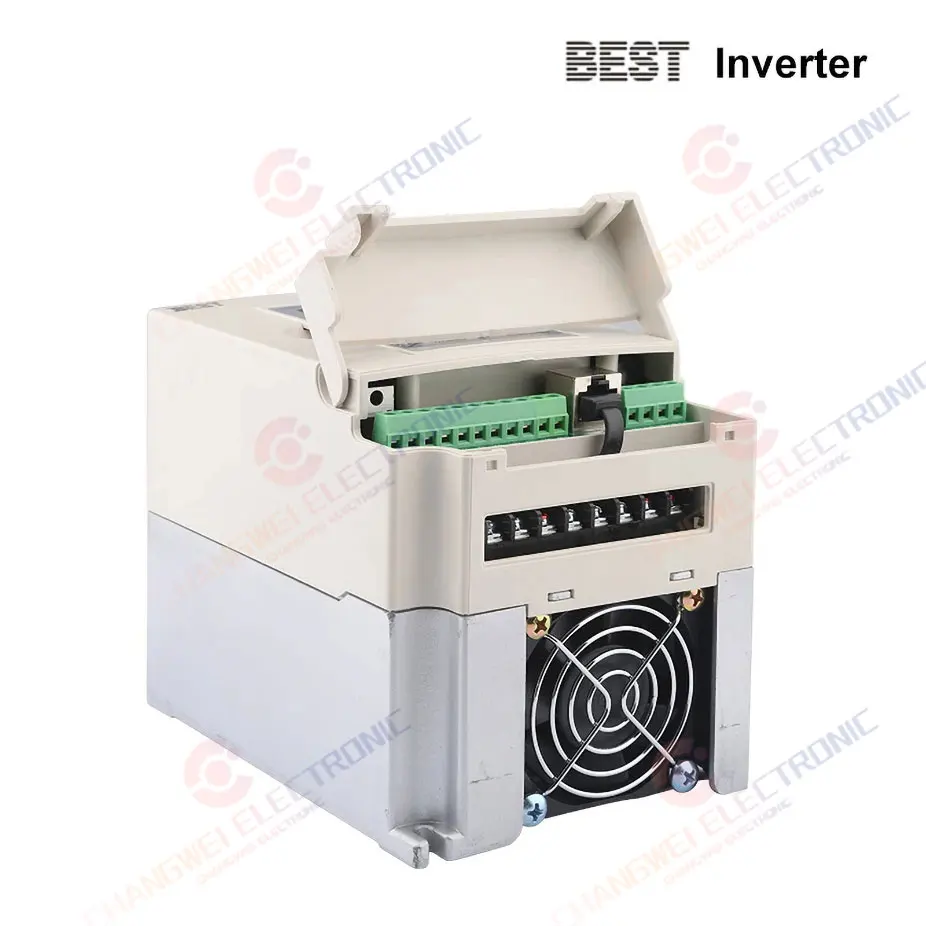 BEST Inverter 1.5 / 2.2 / 3.0 /4.0 / 5.5 / 7.5kw Three-Phase Variable Frequency Drive 220v 380v, CNC Spindle Motor Speed Control