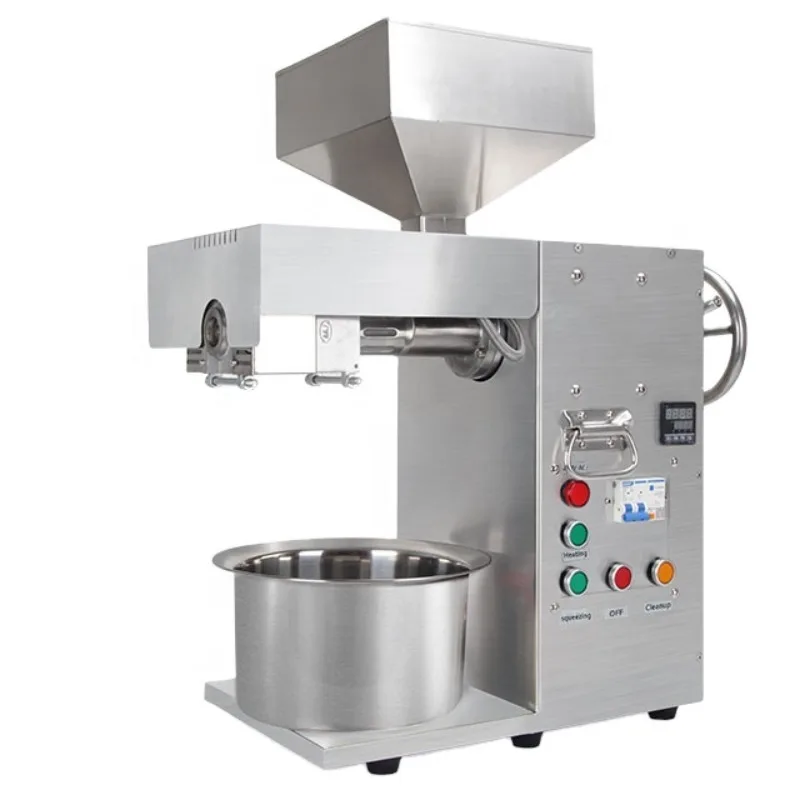 

High Oil Yield 20KG T15 Fully Automatic Stainless Steel Mini Commercial Home use Nut Avocado Palm Cold Screw Oil Press Machine