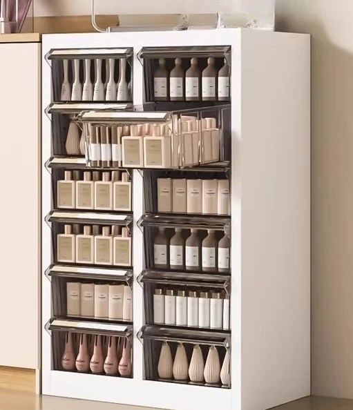 A4 File Cabinet Drawer Type Pinch Handmade Multi-layer Classification Storage Cabinet Nail Shop Makeup Nail Polish Glue Tank Loc