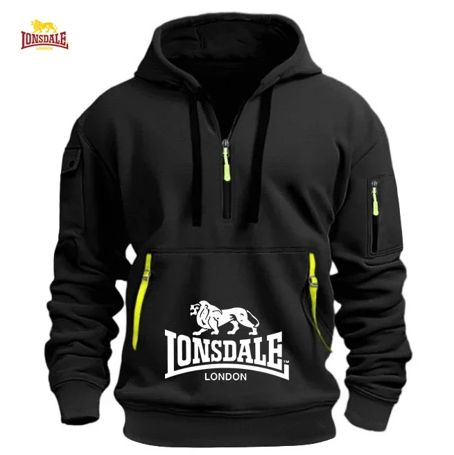 Sudadera Holgada Con Capucha Para Hombre, Sudadera Informal Con Múltiples Bolsillos, Moda Otoño-Invierno, Sudadera Holgada Con C