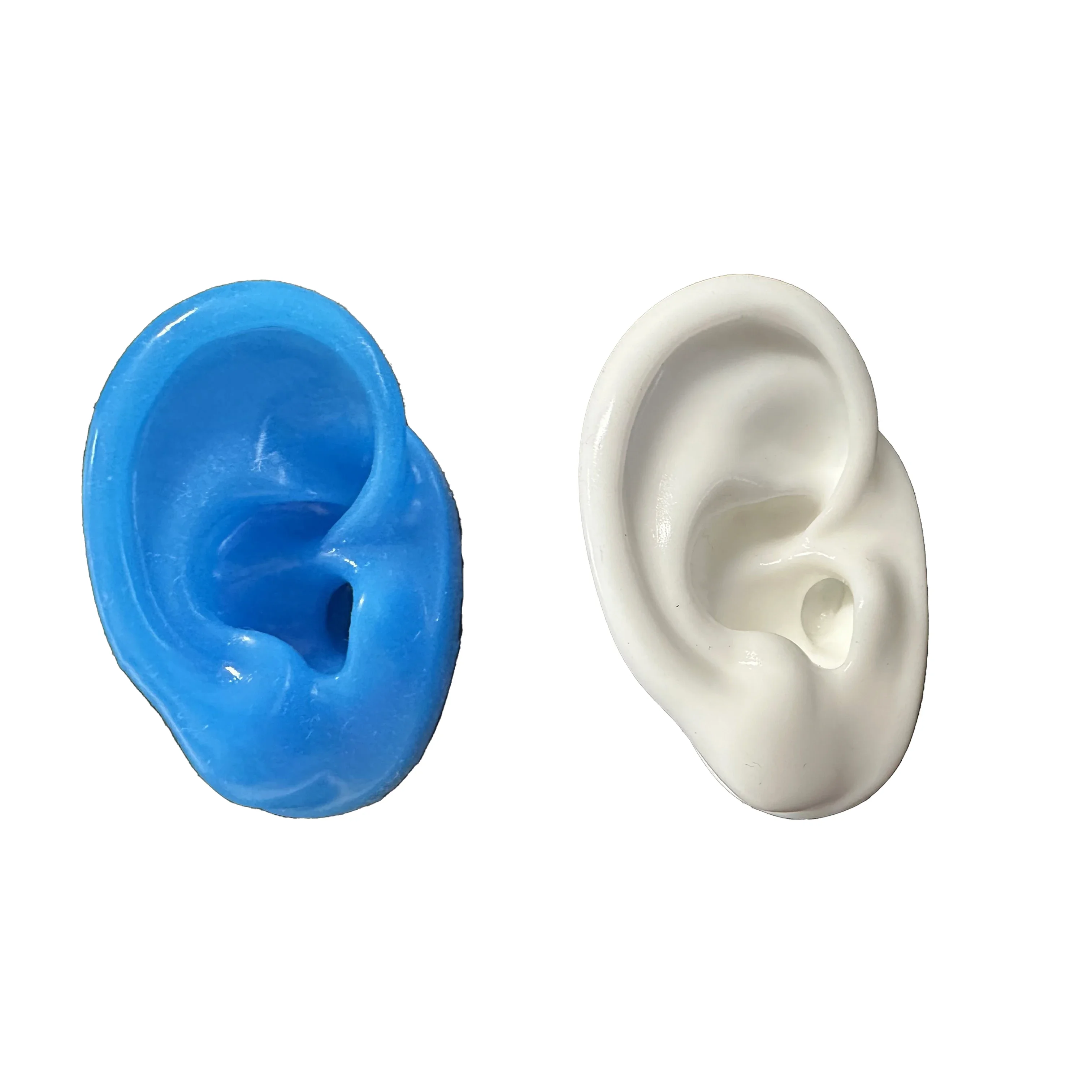 Soft Flexible Single Silicone Ear Model HappyHearing Display Model Ear