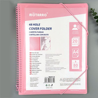A4 File storage 48 Pages Data Book Large Capacity Files Folder Information Booklet Stationery Office School Supplies