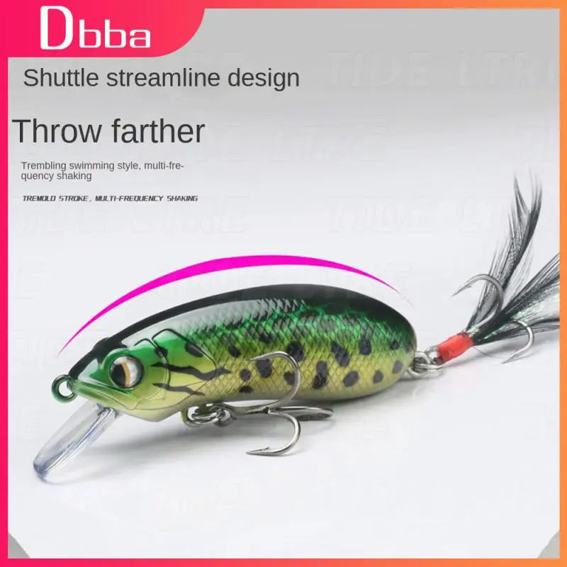 1 PCS Crankbait Hard Lures Fly Fishing Tools With Sharp Treble Hooks Crankbait Wobbler Artificial Fishing Lures 50/60mm 7/10g