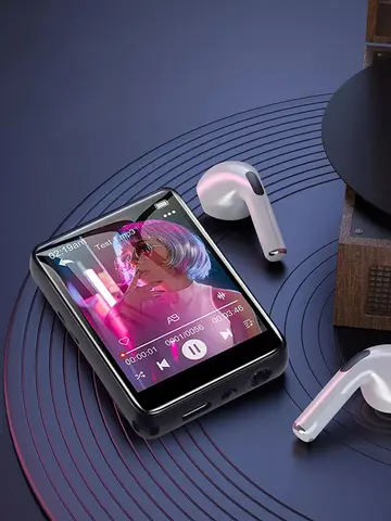 2.4 Inch Touch Screen MP3 Player Bluetooth 5.4  Built-in Speaker Portable HiFi Music Player MP3 Walkman With E-book/Recording