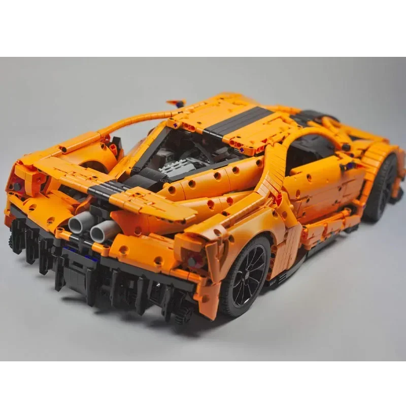 MOC-10792 Klasyczny elektroniczny supersamochód RC GT Zestaw klocków sportowych Model • 2774 Części Zabawka urodzinowa dla dzieci Prezent