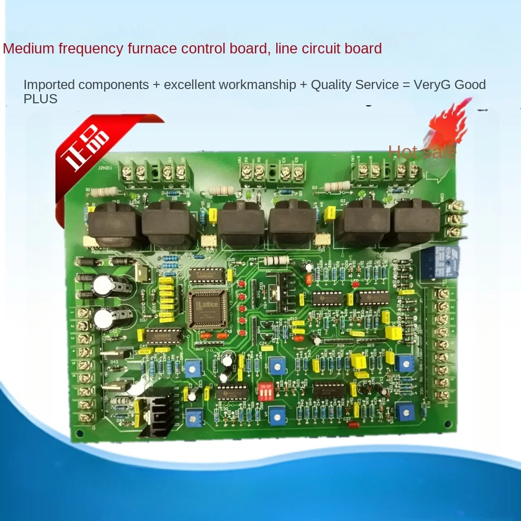 Intermediate Frequency Furnace Control Panel MPU-2FK, Equipped with PCB Circuit Board and Intermediate Frequency Control Board