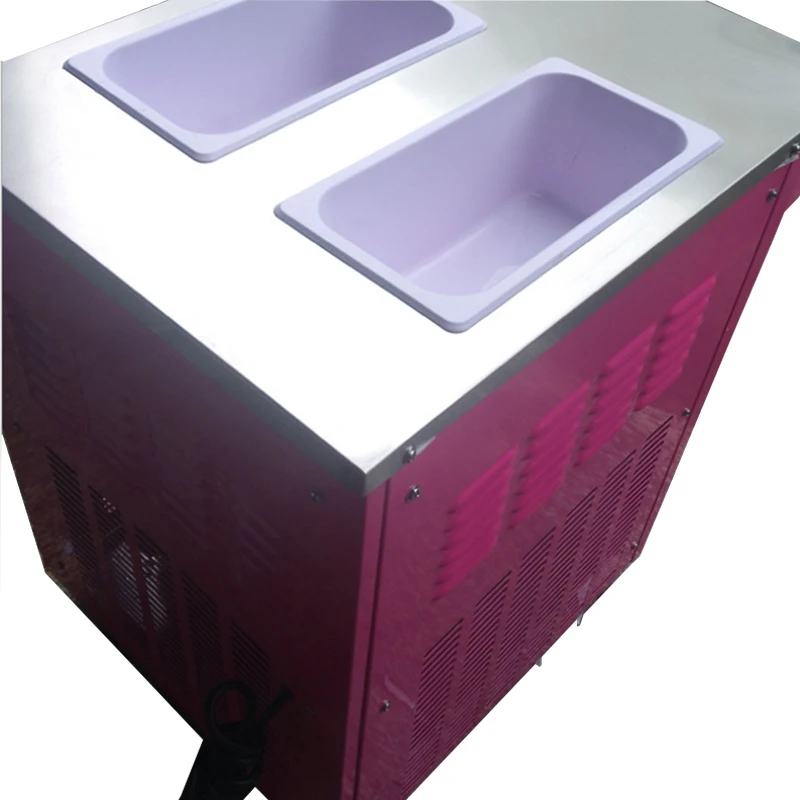 Máquina de sorvete macio de mesa 1600W Máquina de sorvete de cone doce 18L/h Máquina de fazer sorvete