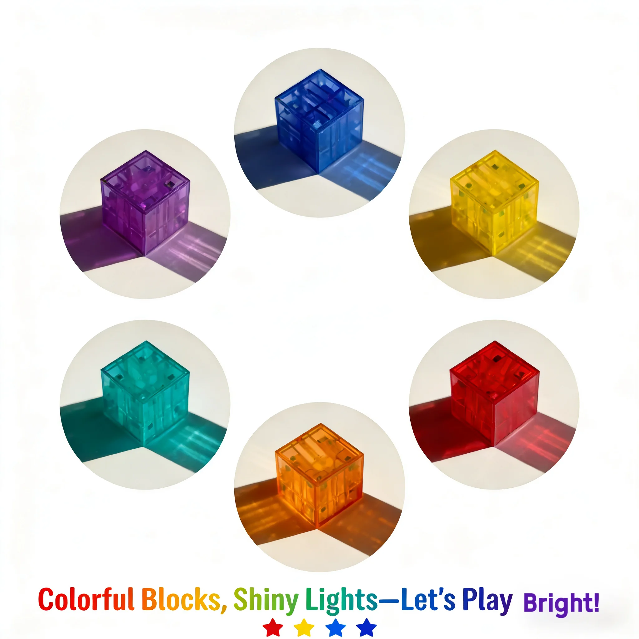 磁気ビルディングブロック カラフルなパズル STEM モンテッソーリ感覚積み重ねキューブ おもちゃ 対象年齢3歳以上 男の子と女の子へのギフト