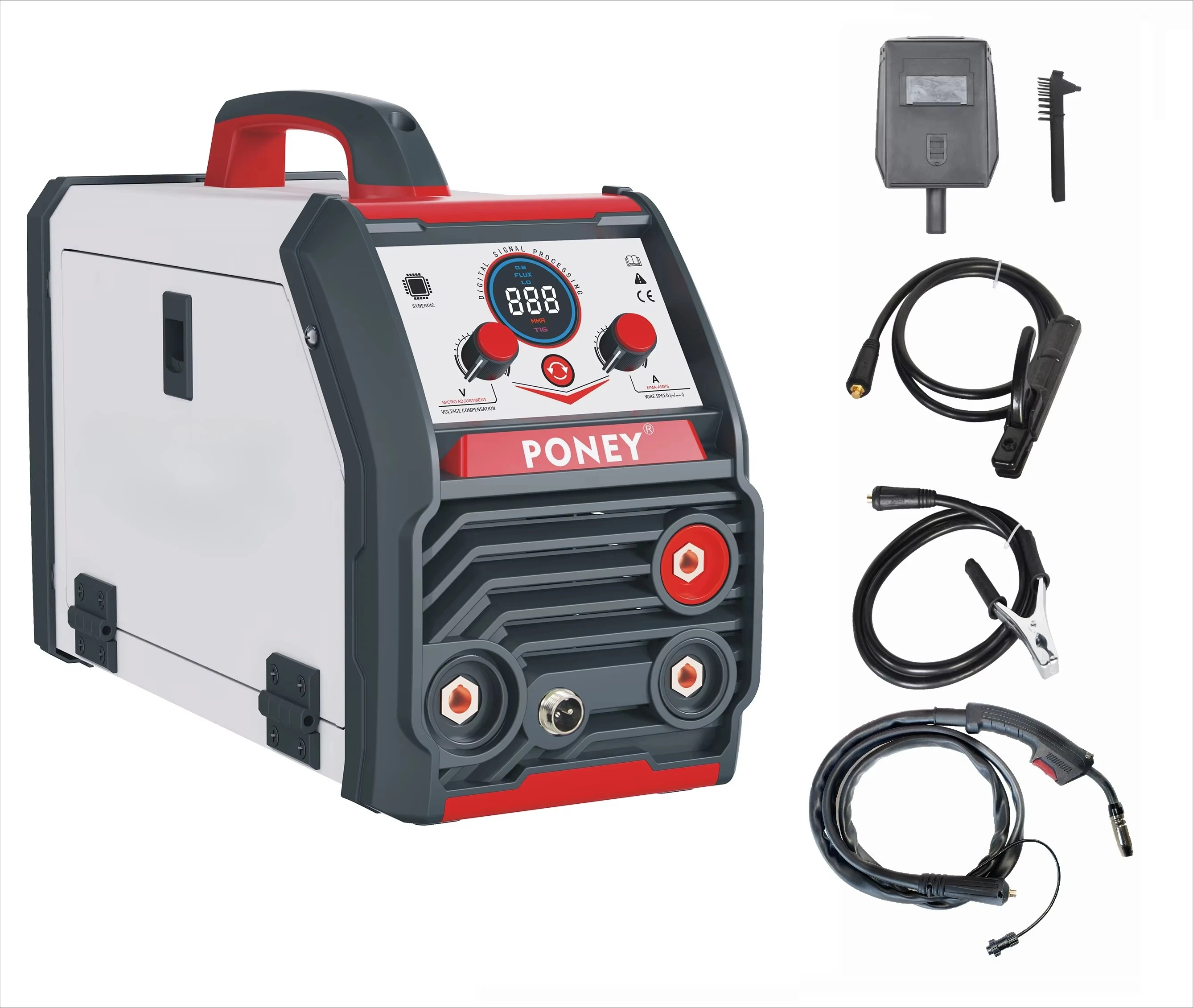 Portable New 3 in 1 MIG Welding Machine No Gas INVERTER IGBT Welder Gasless MIG Welding Machine Mig Welders