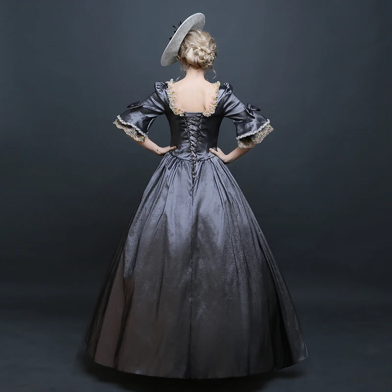 Cosplaydiy French dress Civil war Southern Belle Ball Gown Victorian Vintage Costume Lady Dress Women Medieval Dress custom Made