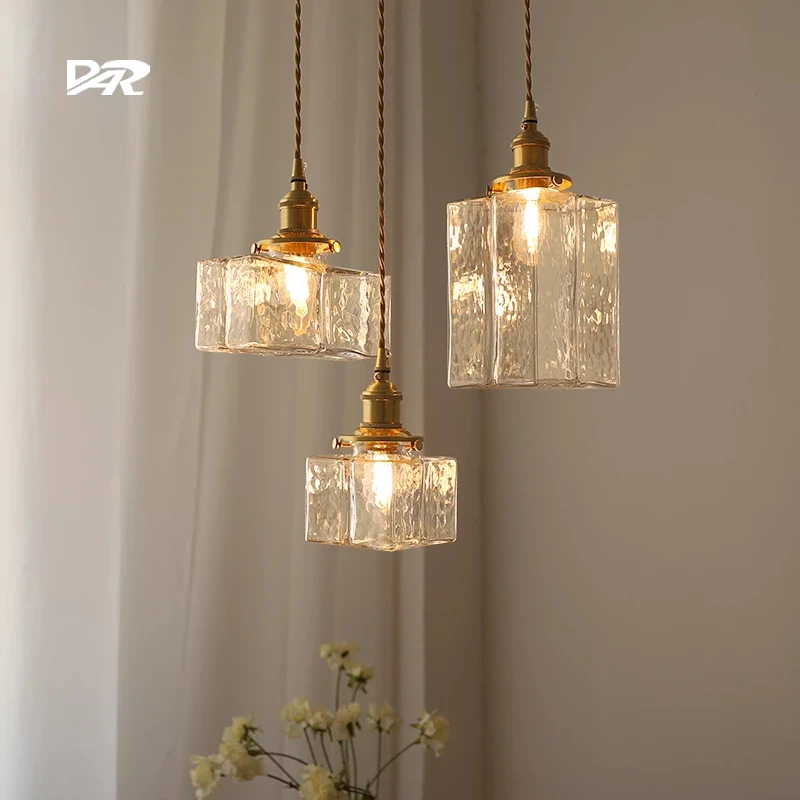 Retro Pendant Lights Glass Lamp Shades Pendant Lamps For Ceiling Dining Room Bedroom Bedside Dining Table Pendant Lighting