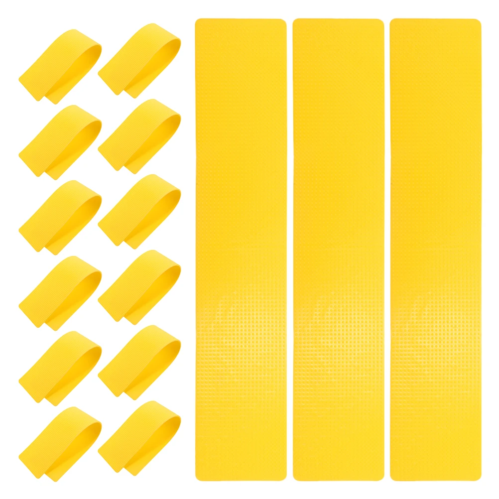 

15pcs Tennis Court Lines Markers Anti-Slip Flat Disc Outdoor Indoor Sports Marking Set For Pickleball Basketball
