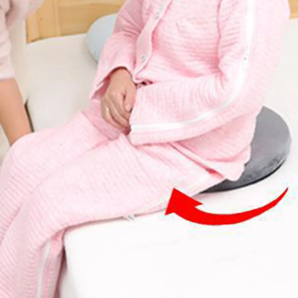 

360 Degree Rotating Car Seat Cushion Dark Velour Comfortable Sponge Swivel Elderly Disabled Pregnant Woman Sitting Pad