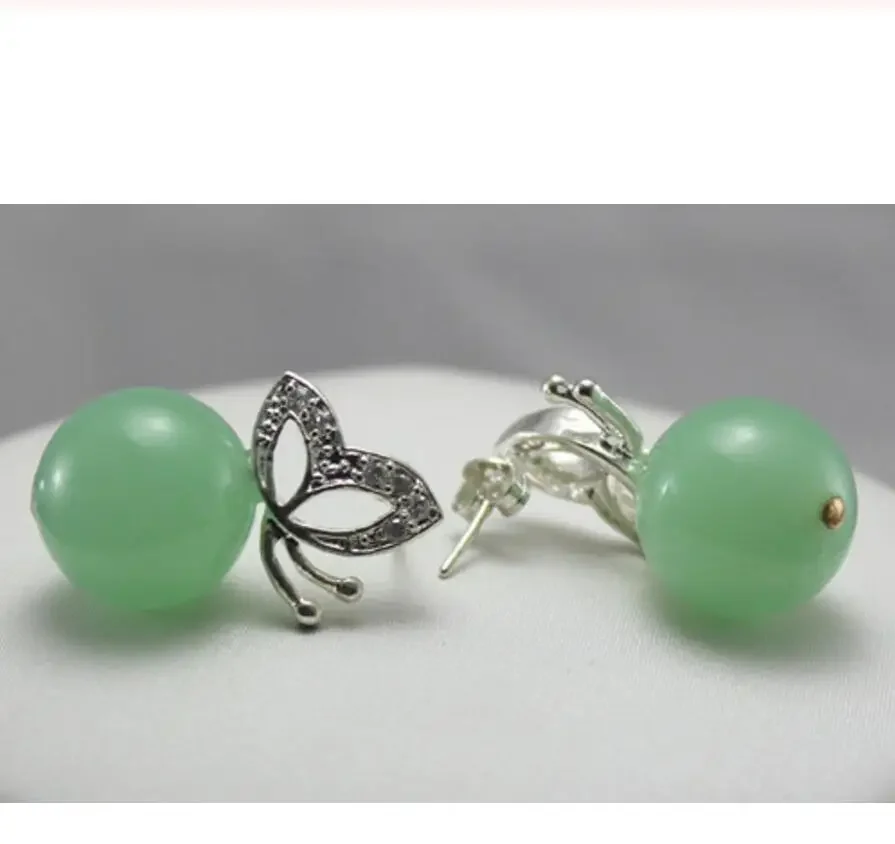 

Elegant Natural jade Earring