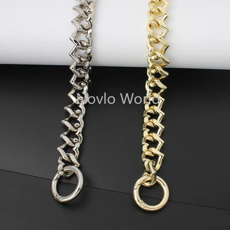 Light Gold/Silver 30-120cm 18mm Alloy Material Hanging Plating Heavy Duty Durable Bag Crossbody Bags Chain Chains