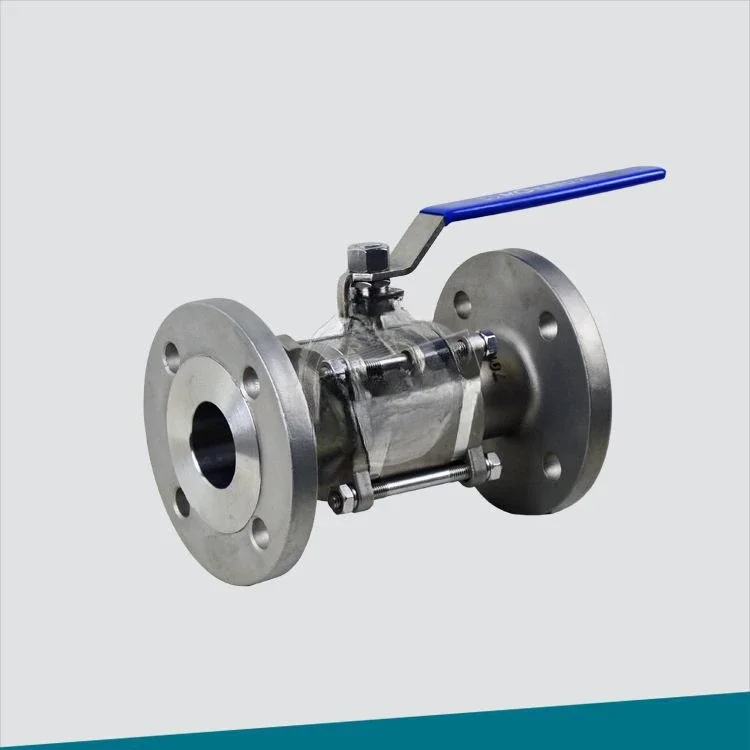 Three-piece flange high platform ball valve, standard of the Ministry of Chemical Industry, German standard