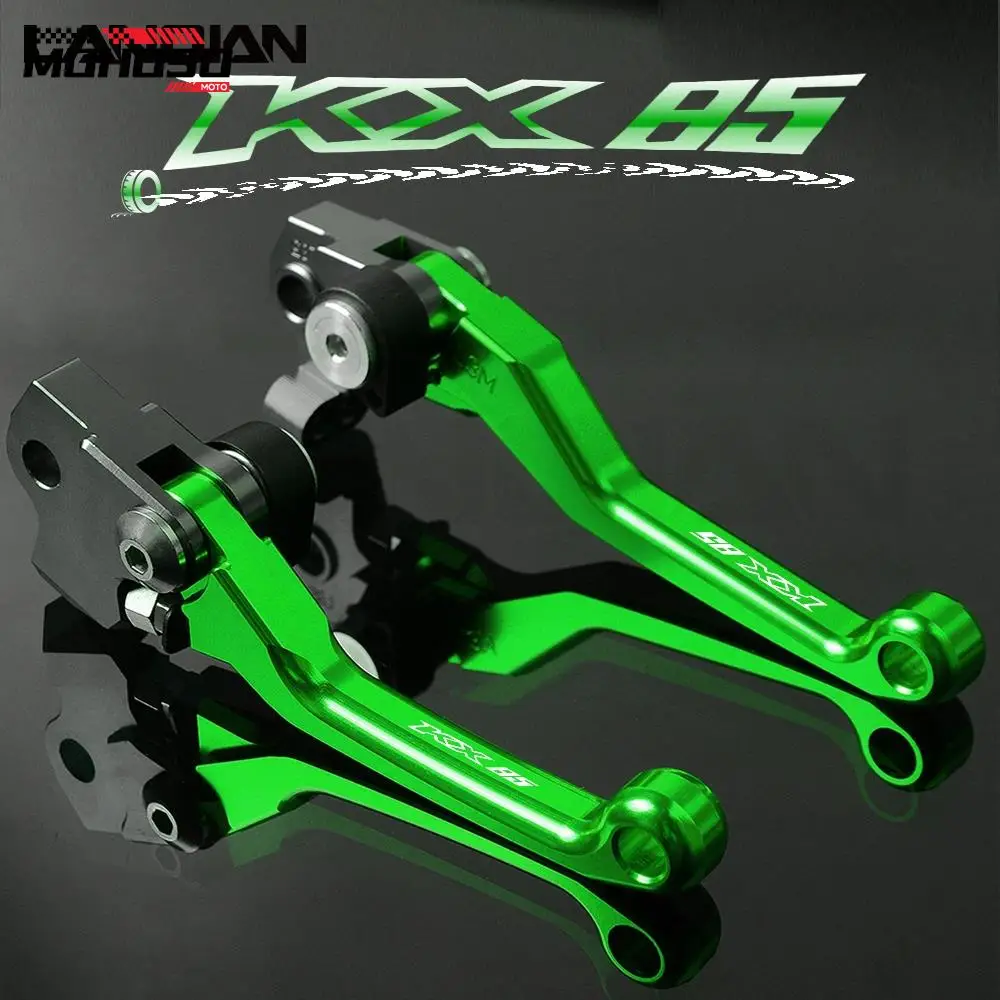 

KX85 Brake Clutch Lever Dirt Pit Bike Brake Clutch Levers Grips For Kawasaki KX85 KX 85 2001-2018 2015 2016 2017 Accessories