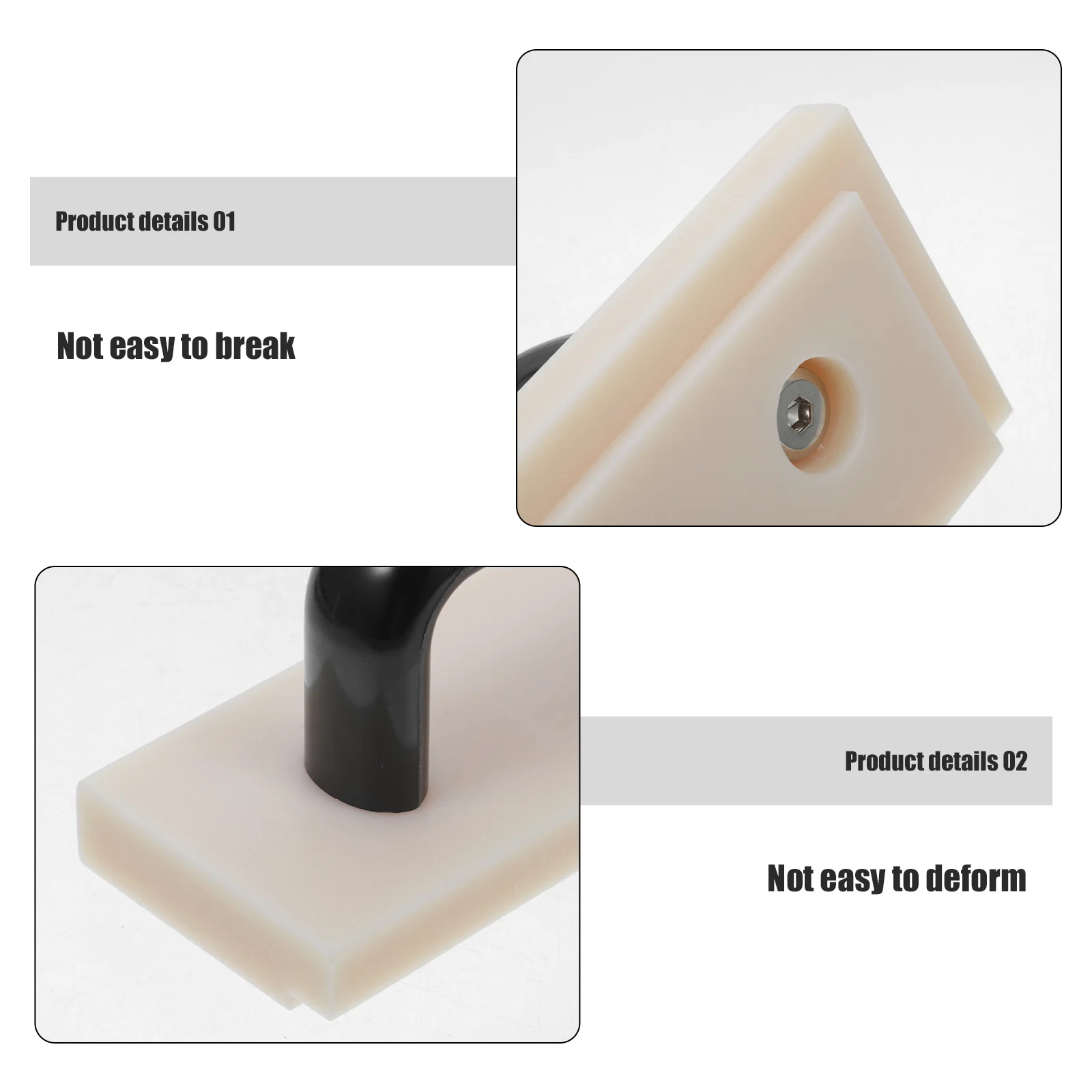 Professional Nylon Tapping Block for Hardwood Floor Installation Scratch Resistant Handling Tool for Composite Wood Flooring