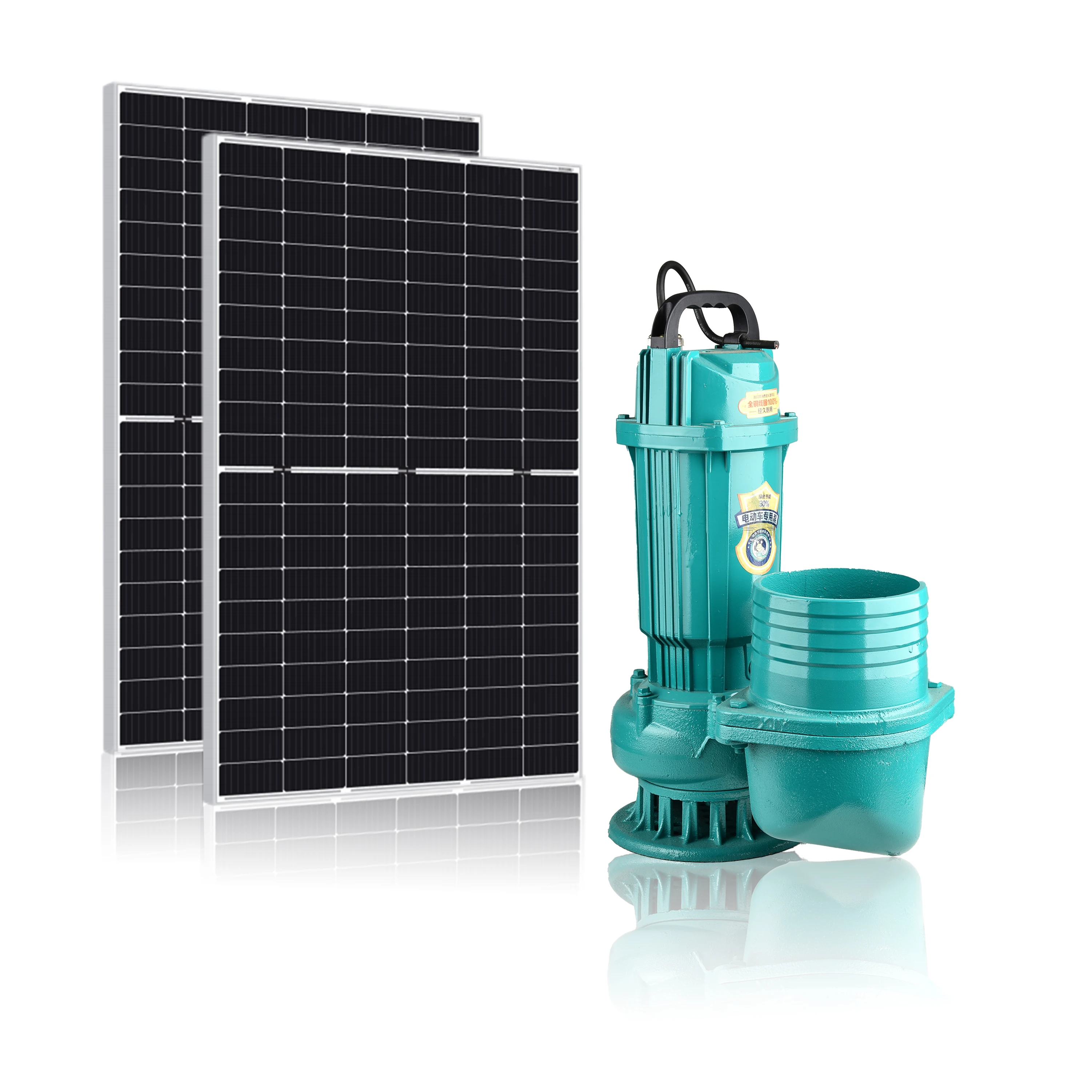 

108V 6inch 120m³/h Large Flow Submersible Pump 1200W Solar Water Pump 5m Solar Water Pump for Agriculture Irrigation