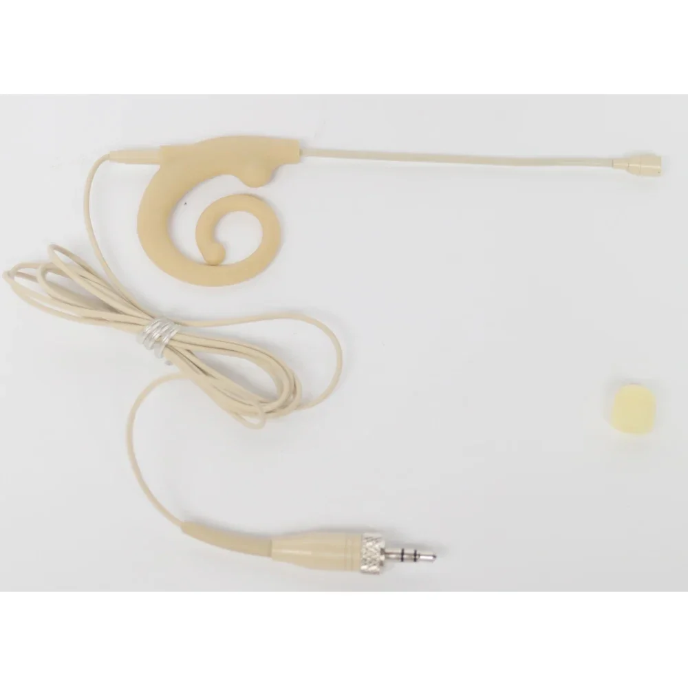 المهنية HM680 الأذن تسليم الحلزون ميكروفون سماعة الرأس ل Sennheiser G2 G3 G4 Bodypack 3.5 مللي متر مقبس استريو مريح لينة