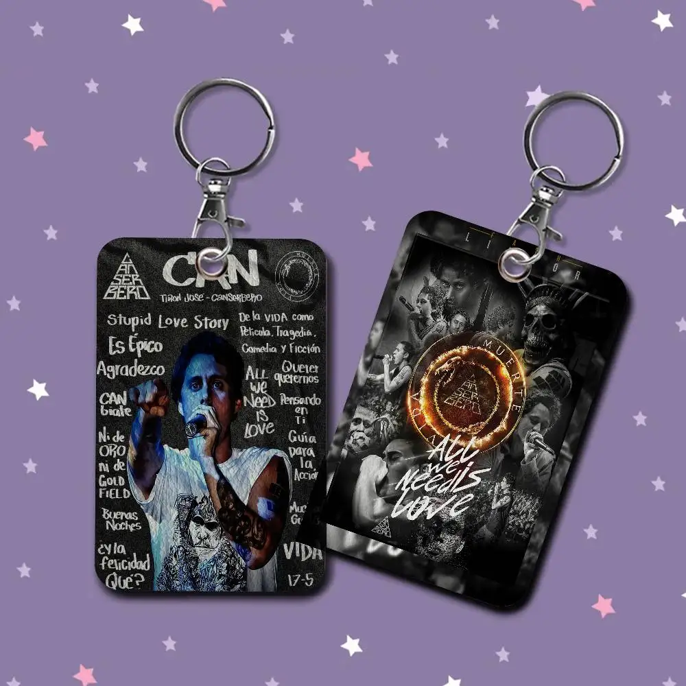 Canserbero Pop Music Singer Star 1 قطعة INS حامل بطاقة الحرم الجامعي للطلاب الكرتونية الإبداعية لبطاقة الوجبات، بطاقة الحافلة، بطاقة العمل، إلخ